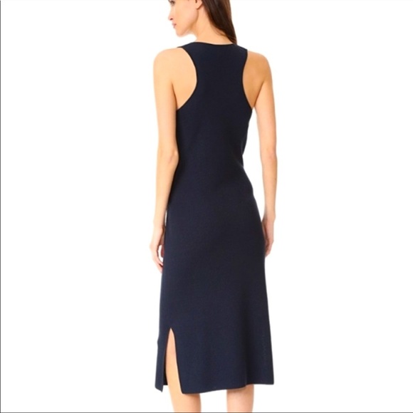 Rag & Bone Michelle Navy Blue Rib Knit Sweater Dress  Size S - Picture 2 of 10